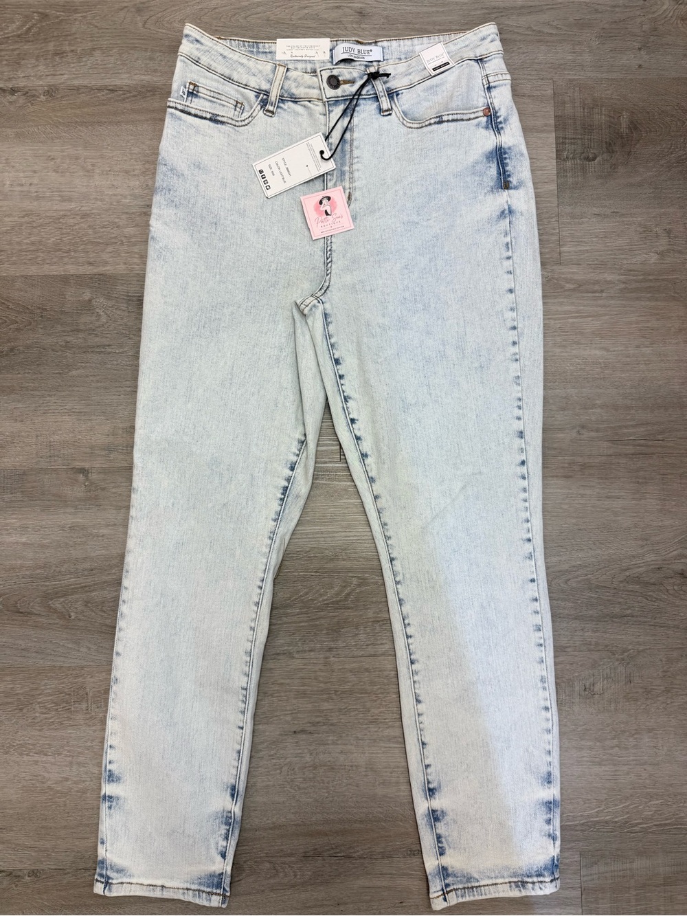 Judy Blue Light Acid Wash High-Rise Skinny Jeans